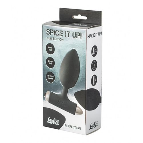 Vibrating Anal Plug Spice It Up New Edition Perfection Black na Arena.pl