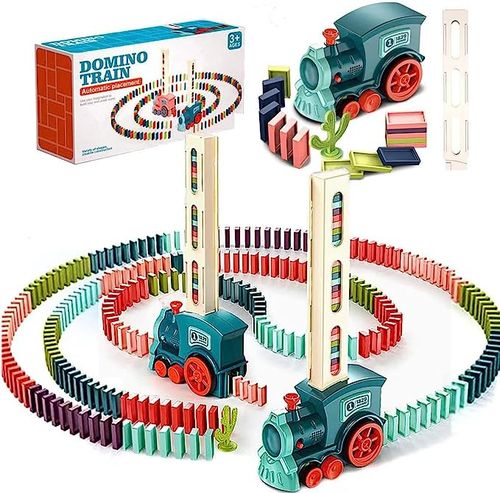 Klocki Domino Interaktywna Lokomotywa Układanie Klocków Budowanie Kaktus na Arena.pl