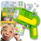 pistolet na bańki mydlane aparat do tworzenia baniek mydlanych + płyn