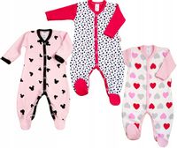 PAJAC rozpinany 3PAK Bawełna 100% r 68 KLEKLE