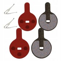 4x klocki hamulcowe do KUGOO KuKirin G2 PRO / G2 MAX / G3 Półmetal