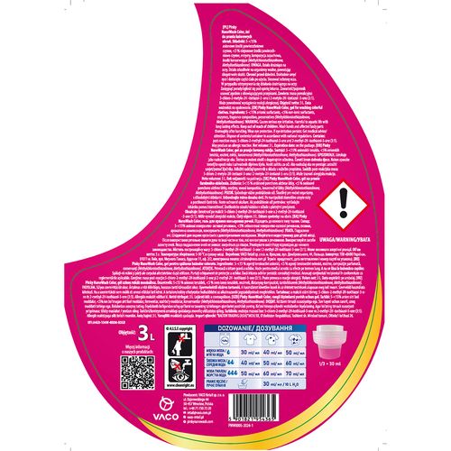 Żel do prania tkanin kolorowych 3L 100 prań NanoWash Color PINKY na Arena.pl