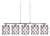 Classic zwis 5x40W G9 burgund