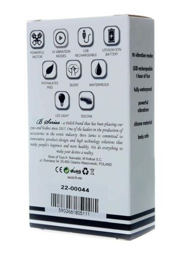 Stymulator-Rechargeable Silicone Touch Vibrator Usb 10 Functions - Black na Arena.pl