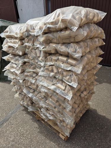 Brykiet liściasty dębowy walec opał 20KG kominek piec na Arena.pl