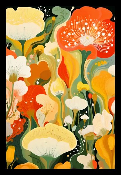 Plakat 20x30cm Kwiatowy Raj zdjęcie 2