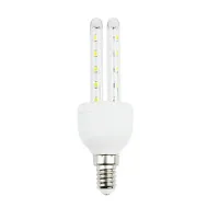 Żarówka LED 8W E14 w kształcie U 2U 730lm zimna do biura energoszczędna