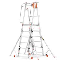 Drabina platforma magazynowa teleskopowa jezdna HIGHER