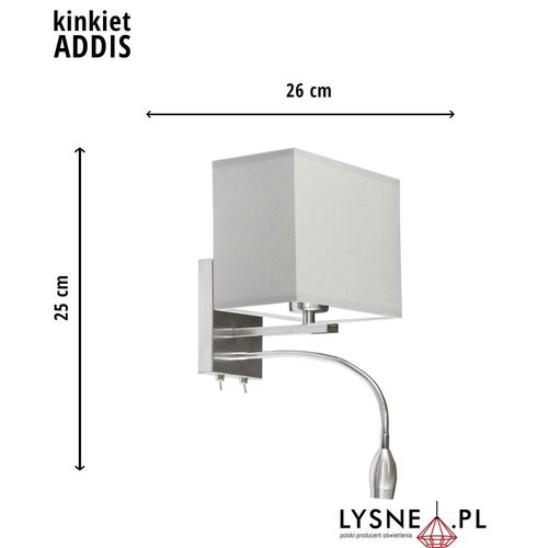 Kinkiet do salonu ADDIS panel LED na Arena.pl