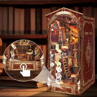 ZESTAW DO BUDOWY MAGICZNEGO DOMU KOLOROWY DIY MINIATUROWY DREWNIANY MODEL