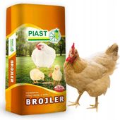 Karma kruszonka dla Kurczaków Brojlerów PIAST BROJLER 1G opakowanie 25kg