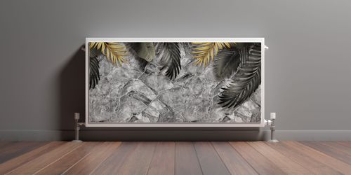 Mata MAGNETYCZNA Egzotyczne Liście Beton 3D 80cm x 60cm na Arena.pl