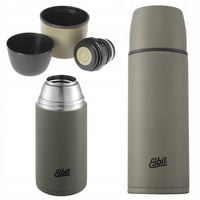 TERMOS ESBIT PRÓŻNIOWY STALOWY NA KAWĘ HERBATĘ VACUUM 1L OLIWKOWY