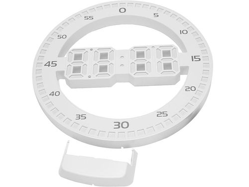 ZEGAR BUDZIK LED ELEKTRONICZNY TERMOMETR Z ALARMEM PODŚWIETLANY TERMOMETR na Arena.pl