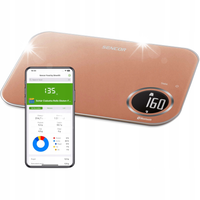 WAGA KUCHENNA ELEKTRONICZNA PRECYZYJNA SENCOR SKS 7176GD Bluetooth 1G/8000G