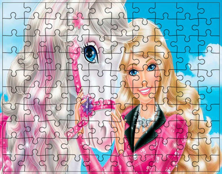 Puzzle Barbie zdjęcie 1