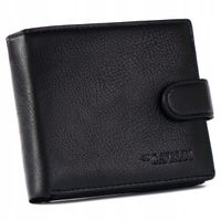 4U Cavaldi portfel skóra ekologiczna czarny M621L-PU-6816 - mężczyzna