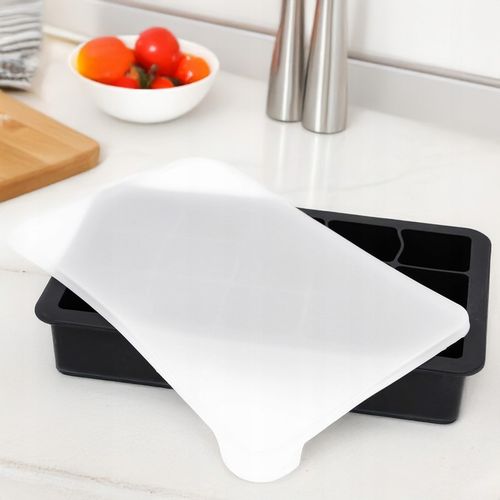 6x Foremki do lodu silikonowe forma do 15 kostek lodu z pokrywką na Arena.pl