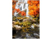 50X70CM JESIENNY WODOSPAD OBRAZ PION ŚCIAN