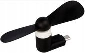 wiatraczek wiatrak wentylator ręczny micro usb mini przenośny do telefonu