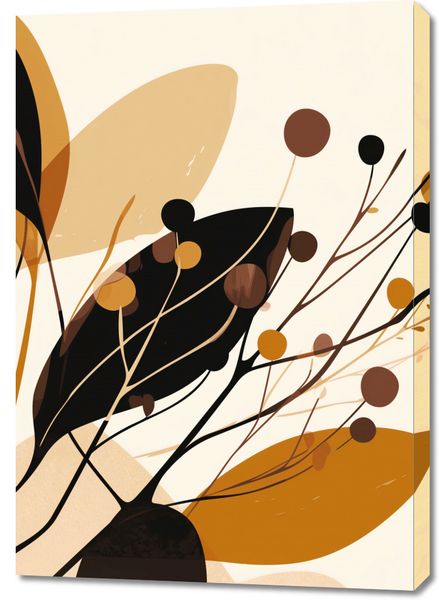 Obraz 70x100cm Jesienne Sylwety zdjęcie 1