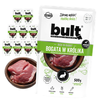 BULT mokra karma dla psa Królik saszetka 10x500g