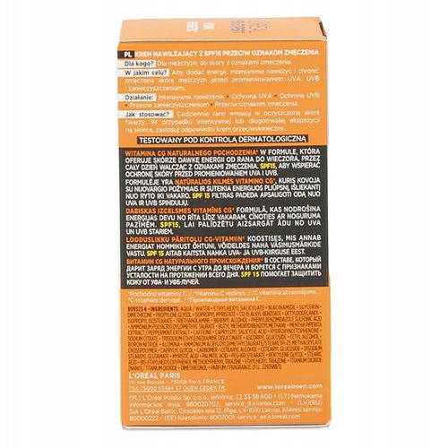 Krem Do Twarzy Dla Mężczyzny z SPF15 Loreal Men Expert Zestaw 2x50ml na Arena.pl