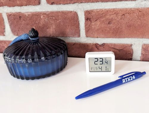 Najmniejszy Czujnik Sensor Temperatury Wilgotności LCD Zigbee Tuya #Export na Arena.pl