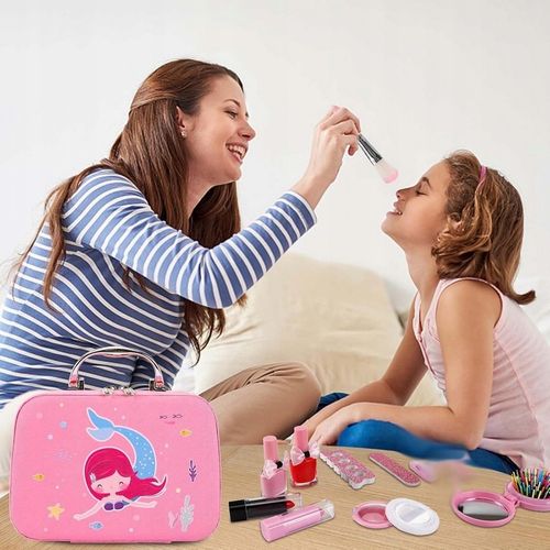 Kuferek z kosmetykami dla dzieci Zestaw kosmetyków MAKE UP MALOWIDŁA makija na Arena.pl