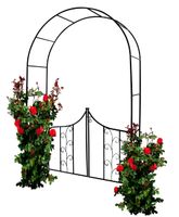 PERG-N6092 PERGOLA OGRODOWA łuk NA RÓŻE KWIATY PNĄCZA bramka