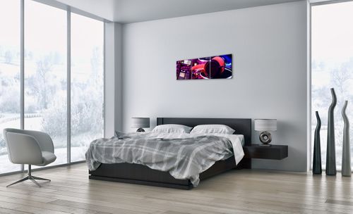 Obraz Na Płótnie - Studio Nagrań  - 90X30 Cm - Ca90X30-2404 na Arena.pl