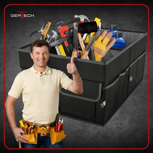 Organizer samochodowy DO BAGAZNIKA Torba rzepy Skrzynka Kufer Pojemny XL na Arena.pl