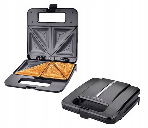 Opiekacz do kanapek Esperanza Parmigiano czarny 1000W na Arena.pl