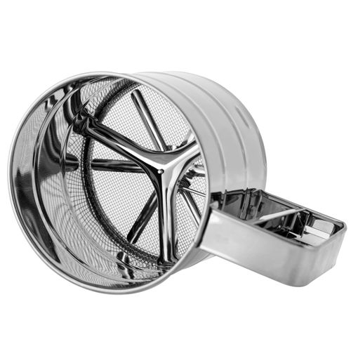 PRZESIEWACZ SITKO DO MĄKI CUKRU PUDRU STAL 250G na Arena.pl