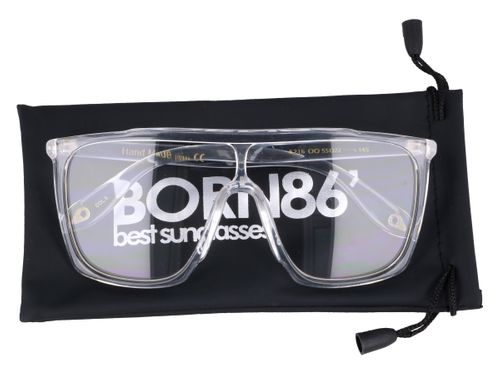 Okulary zerówki pilotki oversize transparent na Arena.pl