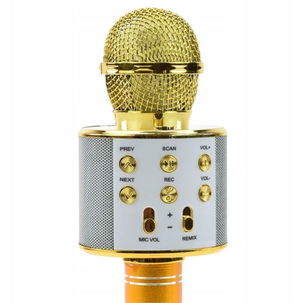 MIKROFON BEZPRZEWODOWY KARAOKE BLUETOOTH USB AUX zdjęcie 4