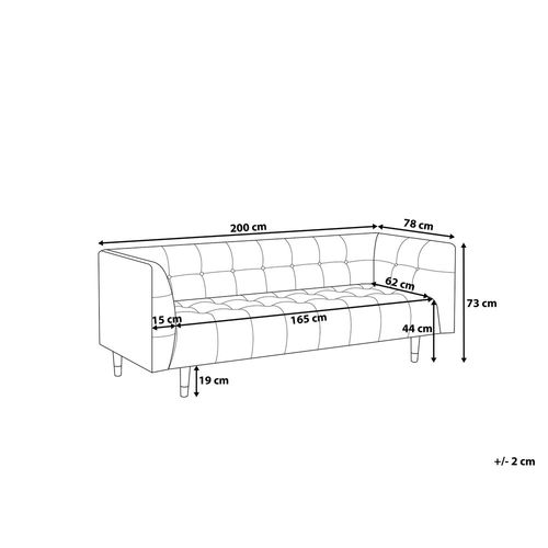 Sofa Skórzana Brązowa Byske na Arena.pl