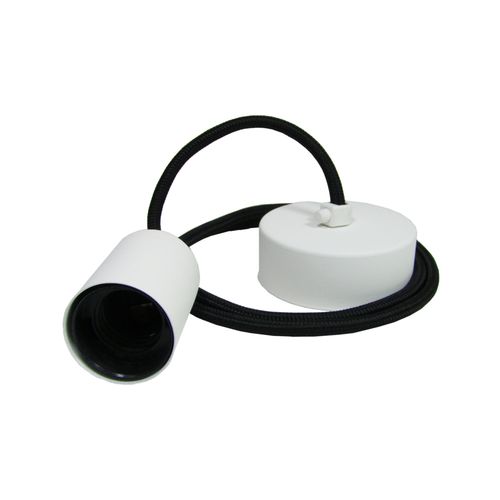 LAMPA WISZĄCA ZWIS POJEDYNCZY Z METALOWĄ OPRAWKĄ BIAŁA na Arena.pl