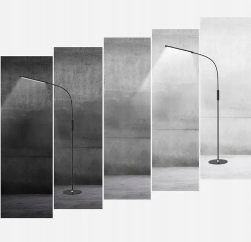 LAMPA LED STOJĄCA PODŁOGOWA BIAŁA LAMPKA BIURKOWA NOCNA USB PILOT na Arena.pl