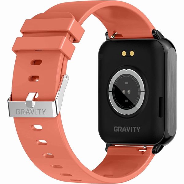 smartwatch gravity czerwono czarny 2 paski gt17-10 zdjęcie 12