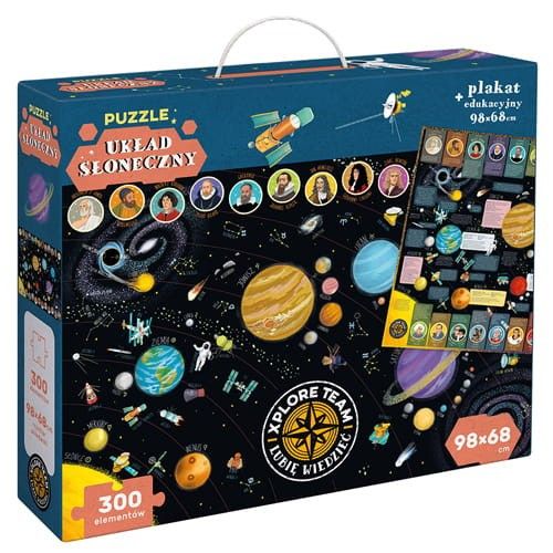 Puzzle 300 elementow Uklad sloneczny Xplore Team na Arena.pl