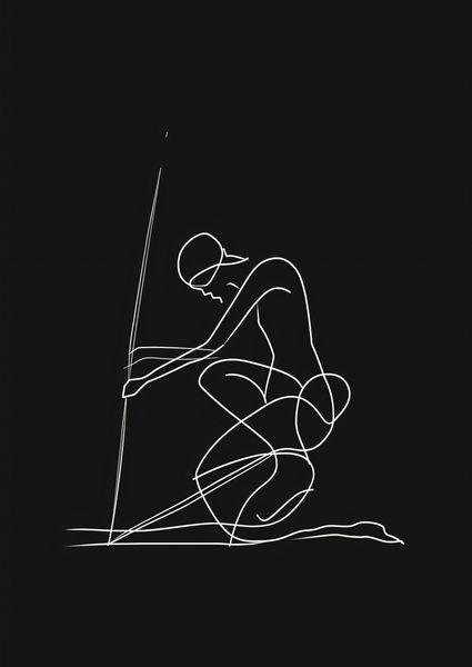 Plakat 42x59,4cm Linia zdjęcie 1