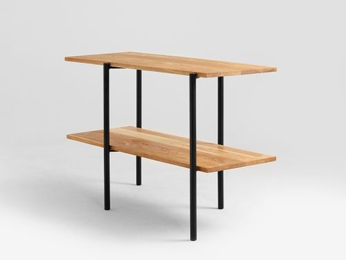 Konsola RAVE SOLID WOOD 110 - dąb, czarny na Arena.pl