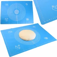 STOLNICA SILIKONOWA MATA 50x70 CM PODKŁADKA KUCHENNA DO WAŁKOWANIA CIASTA