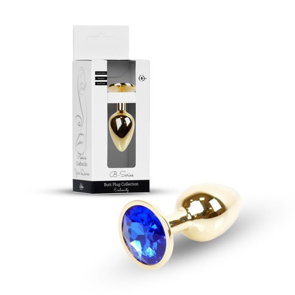 Plug-Jewellery Gold Plug- Dark Blue zdjęcie 12