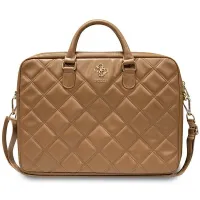 guess torba gucb15zpsqssgw 16brązowy/brown quilted 4g