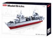 KLOCKI SLUBAN MB Okręt wojskowy Duży statek 497 el. kompatybilne z LEG COB