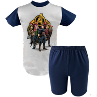 Krótka Piżama dziecięca Avengers - Superbohaterowie