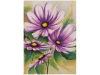 50X70CM KWIATY ZIELENI OBRAZ PION ŚCIAN