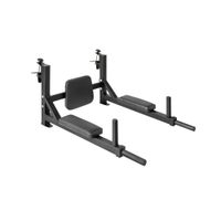 poręcze do ćwiczeń stojak pod sztangę 2w1 czarny